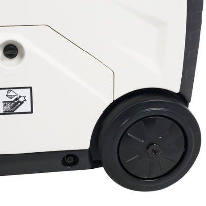 Super Quiet Inverter Generator 4500w Portable Generator Electric Start, Foldable Handle With Wheel,212cc 4 Stroke EPA Compliant